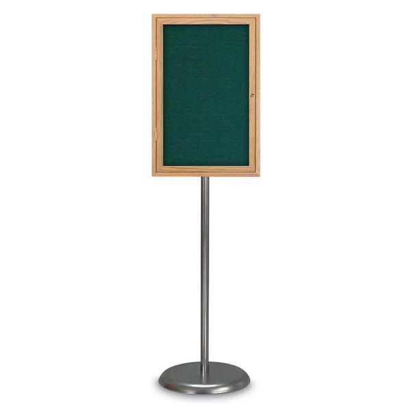 Corkboard, Double Door, Radius Frame, 48x36, UV7003-SATIN-AMETHY